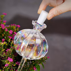 Glass Automatic Plant Watering Bulbs Shape Flower Plant Water Dripper