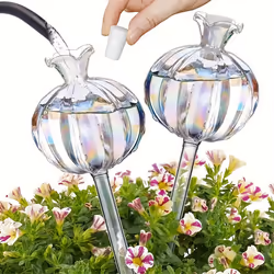 Glass Automatic Plant Watering Bulbs Shape Flower Plant Water Dripper