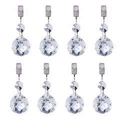 8Pcs Tablecloth Weights Heavy Crystal Tablecloth Weight Hangers