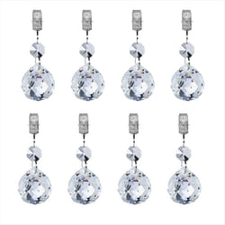 8Pcs Tablecloth Weights Heavy Crystal Tablecloth Weight Hangers