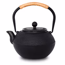 Cast Iron Tea Pot - Twine Handle Teapot Kettle
