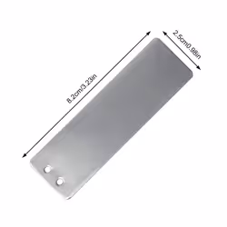 Aluminum Plant Tags Double-Sided Write On Metal Foil Tags Metal Plant