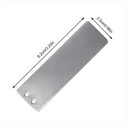 Aluminum Plant Tags Double-Sided Write On Metal Foil Tags Metal Plant