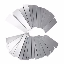 Aluminum Plant Tags Double-Sided Write On Metal Foil Tags Metal Plant