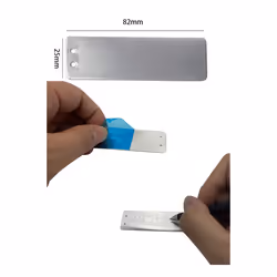 Aluminum Plant Tags Double-Sided Write On Metal Foil Tags Metal Plant