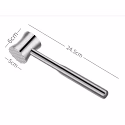 Meat Tenderizer Mallet, 304 Stainless Steel Meat Hammer
