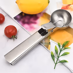 Ice Cream Scoop, Ice Cream Scoop with Trigger Comfortable Handle, L