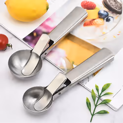 Ice Cream Scoop, Ice Cream Scoop with Trigger Comfortable Handle, S