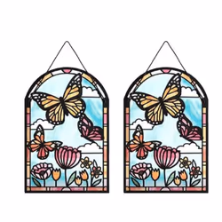 Butterfly Blessing to Have a Mom Like You bird Suncatcher Card