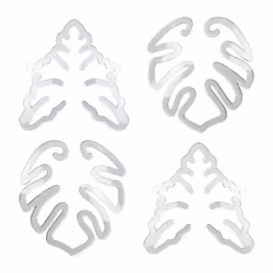 4Pcs Plant Stem Plastic Support,Reusable Plant Retaining Support,A+B