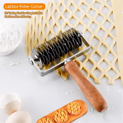 Stainless Steel Lattice Cutter Lattice Roller Cutter Baking Tool