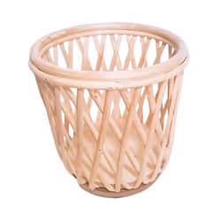 Rattan Plant Stand with Legs Woven Rattan -Planter Stand