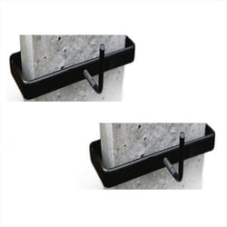 Heavy-duty concrete clip fence column fixing bracket for 4-inch 2Pcs