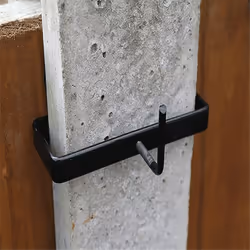 Heavy-duty concrete clip fence column fixing bracket for 4-inch 2Pcs