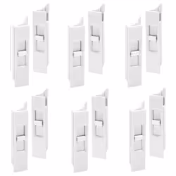 6Pairs Tilt Latch,Plastic Construction Window Tilt Latch Replacement