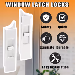 6Pairs Tilt Latch,Plastic Construction Window Tilt Latch Replacement