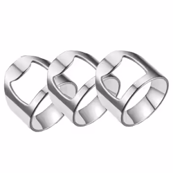 Bartender Ring Bottle Opener Stainless Steel Ring Bottle Opener,C