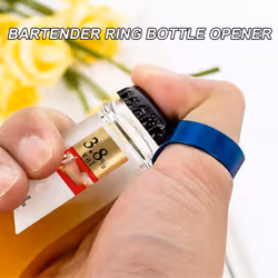 Bartender Ring Bottle Opener Stainless Steel Ring Bottle Opener,C