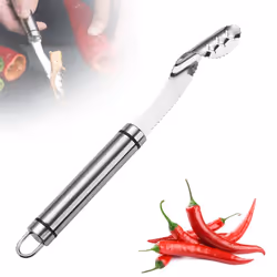Pepper Seed Corer Remover,Stainless Steel Pepper Seed Corer Remover