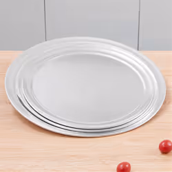 16-Inch Wide Rim Aluminum Pizza Pan Baking Tray