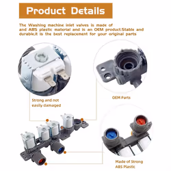 AJU75152602 Washer Water Inlet Valve For WT7405CW,WT7305CV