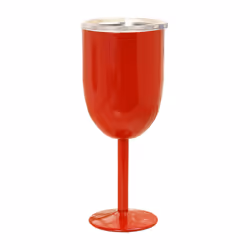 Wine Glass Stainless Steel Double Layer Goblet Red