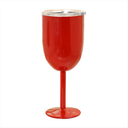 Wine Glass Stainless Steel Double Layer Goblet Red