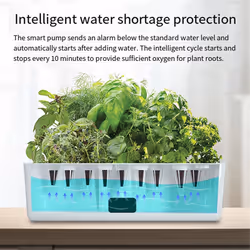 Water Pump Smart Hydroponics Growing System Indoor Garden Kit EU Plug