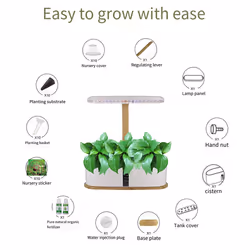 Indoor Garden Growing System 10 Pods Plant Germination Kit EU Plug