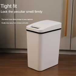 Non-Contact Bathroom Trash Can Automatic Motion Sensor Trash Can (A)