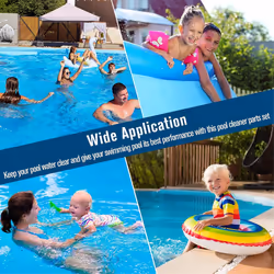 11Pcs Pool Cleaner Parts Include 2 Pool Cleaner Bags for