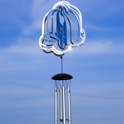 Wind Chimes for Outside Chimes with 3D Wind Spinner Heart