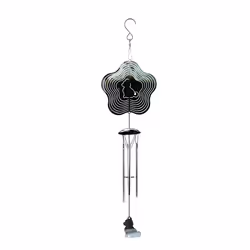 Wind Chimes for Outside Chimes with 3D Wind Spinner Dog