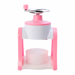 Ice Shaver Manual Hand Crank Shaved Mini Portable Snow Cone Machine