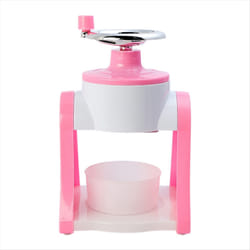 Ice Shaver Manual Hand Crank Shaved Mini Portable Snow Cone Machine