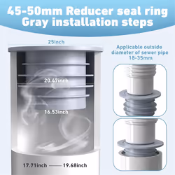 4PCS Floor Drain Sewer Deodorant Cover