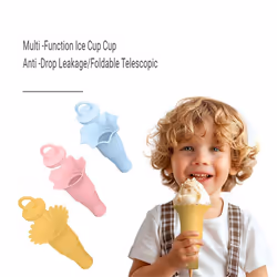 Ice cream cone scoop, ice cream cone, plastic ice cream cone holder