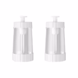 Jars For Spices Salt And Pepper Transparent Seasoning Jar Spice White