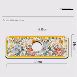 3PCS Fantasy Style Faucet Draining Mat