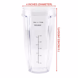 For Blender Replacement Parts, 24Oz Cup 7 Fins Extractor Blade