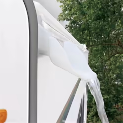 RV Rain Gutter Spouts Roof Rail Gutter Drain Protect Accessorie,A