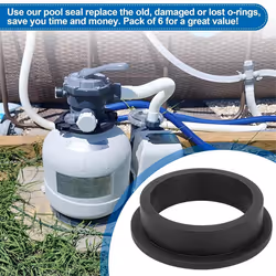 4pcs 11228 11412 L-Shape O-Ring Gasket For Sand Filter Pumps