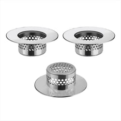 Bathtub Drain Cover,Bathroom Sink Strainer,Drain Hair Catcher,B(3pcs)