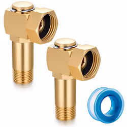 2 pcs Garden Hose Reel Parts Fittings Swivel Elbow Connector