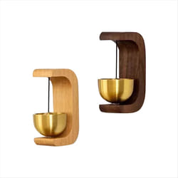 2pcs Entrance Wireless Doorbell Shopkeeper's Bell Wind Bell for Home