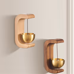 2pcs Entrance Wireless Doorbell Shopkeeper's Bell Wind Bell for Home