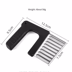 Potato Chip Slicer,Dough Vegetable and Fruit Corrugated Slicing Knife