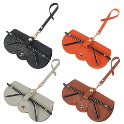8PCS Fashion Sunglasses Case Soft Leather Sunglasses Bag