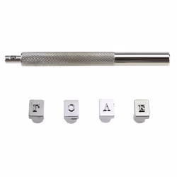 Stamp Engraving Craft Tools, Alphanumeric Stamp Leather Craft,6mm
