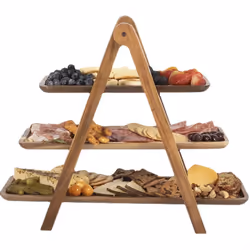 Farmhouse Tiered Cupcake Stand Food Table Decorative Display Set